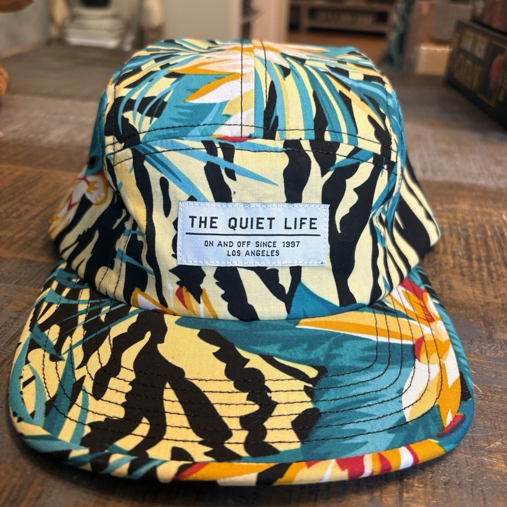 The Quiet Life Tropical Vibe 5 Panel Hat Cap Adjustable NWOT